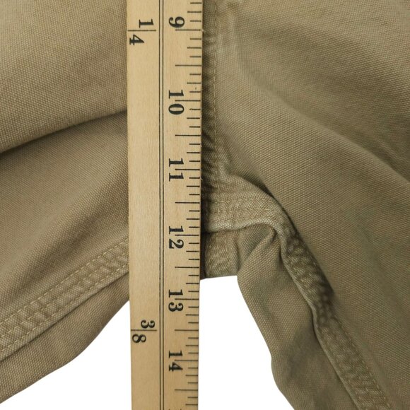 Carhartt Relaxed Fit Pant Mens 36x32 READ B299 Canvas Khaki Straight Leg - Picture 14 of 15